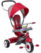 RADIO FLYER Tricicleta pentru copii 4 in 1 multifunctionala 9 luni-5 ani scaun cu pozitie ajustabila copertina cu protectie UV suport pentru picioare si tavita cu suport pentru jucarii