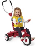 RADIO FLYER Tricicleta pentru copii 4 in 1 multifunctionala control al directiei sezut cu pozitie ajustabila copertina pentru protectie UV