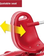 RADIO FLYER Tricicleta pentru copii 4 in 1 multifunctionala control al directiei sezut cu pozitie ajustabila copertina pentru protectie UV