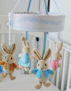 Rainbow Design Carusel muzical pentru patut Peter Rabbit
