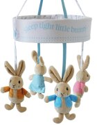 Rainbow Design Carusel muzical pentru patut Peter Rabbit