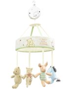 Rainbow Designs Carusel muzical pentru patut Winnie the Pooh