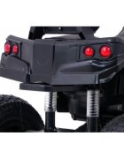 Ramiz Atv electric pentru copii Air BDM0906 102x65x73 cm negruverde 90W cu suspensii lumini sunete panou audio si scaun piele