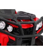 Ramiz Atv electric pentru copii Air BDM0906 102x65x73 cm rosu 90W cu suspensii lumini sunete panou audio si scaun piele