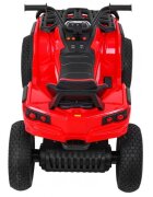 Ramiz Atv electric pentru copii Air BDM0906 102x65x73 cm rosu 90W cu suspensii lumini sunete panou audio si scaun piele