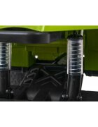 Ramiz Atv electric pentru copii Air BDM0906 102x65x73 cm verde 90W cu suspensii lumini sunete panou audio si scaun piele