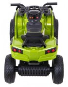 Ramiz Atv electric pentru copii Air BDM0906 102x65x73 cm verde 90W cu suspensii lumini sunete panou audio si scaun piele