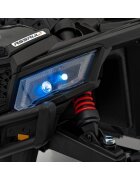 Ramiz Atv electric pentru copii Buggy Defend 106x75x59 cm negru 140W cu telecomanda 4 x 4 suspensii sunete lumini scaun piele roti din spuma Eva si panou audio
