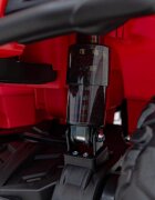 Ramiz Atv electric pentru copii Can-Am Outlander Red 4 motoare x 45W baterie 12V14Ah soft start la buton panou audio roti eva scaun piele
