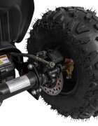 Ramiz ATV electric pentru copii Desert Storm Black Motor 800W baterie 48V20Ah panoul de bord iluminat cu afisaj viteza kilometraj si incarcare pornire la cheie cu marsarier cutie de viteze automata pana la 40 kmh