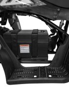 Ramiz ATV electric pentru copii Desert Storm Black Motor 800W baterie 48V20Ah panoul de bord iluminat cu afisaj viteza kilometraj si incarcare pornire la cheie cu marsarier cutie de viteze automata pana la 40 kmh