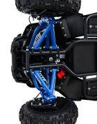 Ramiz Atv electric pentru copii Hiperfect Blue cu motor 1000W baterie de 48V12Ah viteza 35 kmh cadrul din metal armat echipat cu roti pneumatice suspensii faruri LED frontale claxon integrat pornire cu cheie