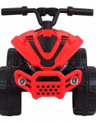 Ramiz Atv electric pentru copii Little Monster TR1805 rosu 25W cu panou audio si acceleratie pe ghidon 70x38.5x42 cm