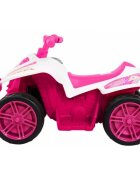 Ramiz Atv electric pentru copii Little Monster TR1805 roz 25W cu panou audio si acceleratie pe ghidon 70x38.5x42 cm
