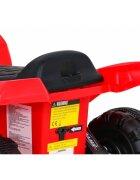 Ramiz Atv electric pentru copii Storm 68x43x41 cm rosu 25W cu lumini si panou audio