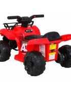 Ramiz Atv electric pentru copii Storm 68x43x41 cm rosu 25W cu lumini si panou audio