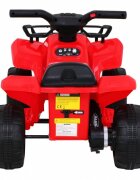 Ramiz Atv electric pentru copii Storm 68x43x41 cm rosu 25W cu lumini si panou audio