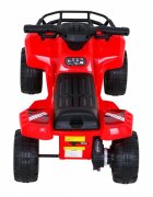 Ramiz Atv electric pentru copii Storm 68x43x41 cm rosu 25W cu lumini si panou audio