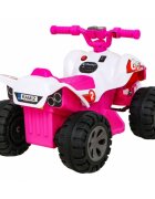Ramiz Atv electric pentru copii The Fastest JS320 70x43x44 cm roz 25W cu panou audio