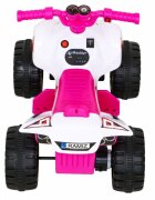 Ramiz Atv electric pentru copii The Fastest JS320 70x43x44 cm roz 25W cu panou audio