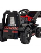Ramiz Buldozer electric pentru copii 6V cupa mobila 86x40x42 cm rosu 25W cu sunete lumini si claxon