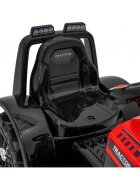 Ramiz Buldozer electric pentru copii 6V cupa mobila 86x40x42 cm rosu 25W cu sunete lumini si claxon