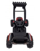 Ramiz Excavator electric pentru copii 70W rosu cu brat mobil telecomanda roti Eva scaun tapitat sunete si lumini