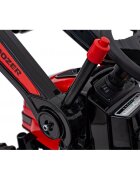 Ramiz Excavator electric pentru copii 70W rosu cu brat mobil telecomanda roti Eva scaun tapitat sunete si lumini