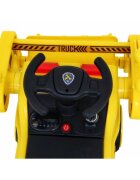 Ramiz Excavator electric pentru copii galben 30W cu panou audio cupa mobila si lumini