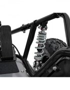 Ramiz Kart electric pentru copii Gokart Maighty Black putere 1000W48V baterie 48V12Ah vitexa maxima 30 kmh scaun reglabil frane hidraulice cu disc amortizoare anvelope gonflabile cu suspensii si scaun reglabil