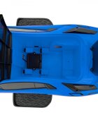 Ramiz Masinuta copii de impins Lamborghini Aventador Blue cu maner parental detasabil sunete si lumini LED roti din cauciuc suport pentru picioare bara de protectie greutate maxima admisa 30 kg
