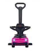 Ramiz Masinuta copii de impins Lamborghini Aventador Blue Pink cu maner parental detasabil sunete si lumini LED roti din cauciuc suport pentru picioare bara de protectie greutate maxima admisa 30 kg