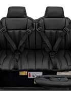 Ramiz Masinuta electrica 4x4 pentru copii Honda Black motor 4 x 120W baterie 24V9Ah cu telecomanda 2.4G 2 viteze panou audio lumini led amortizoare