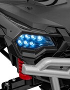 Ramiz Masinuta electrica 4x4 pentru copii Honda Black motor 4 x 120W baterie 24V9Ah cu telecomanda 2.4G 2 viteze panou audio lumini led amortizoare