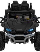 Ramiz Masinuta electrica 4x4 pentru copii Honda Black motor 4 x 120W baterie 24V9Ah cu telecomanda 2.4G 2 viteze panou audio lumini led amortizoare