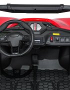 Ramiz Masinuta electrica de teren 4x4 pentru copii Buggy Red motor 4 x 200W baterie 2 x 12V10Ah slow start telecomanda 2.4 GHz cu 3 viteze suspensii panou audio integrat