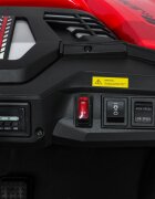 Ramiz Masinuta electrica de teren 4x4 pentru copii Buggy Red motor 4 x 200W baterie 2 x 12V10Ah slow start telecomanda 2.4 GHz cu 3 viteze suspensii panou audio integrat