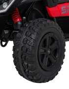 Ramiz Masinuta electrica de teren 4x4 pentru copii Buggy Red motor 4 x 200W baterie 2 x 12V10Ah slow start telecomanda 2.4 GHz cu 3 viteze suspensii panou audio integrat
