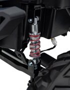 Ramiz Masinuta electrica de teren 4x4 pentru copii UTV-MX 2000N blue motor 4 x 75W baterie 2 x 12V7Ah telecomanda 24 GHz cu 3 viteze panou audio integrat roti eva
