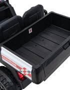 Ramiz Masinuta electrica pentru copii Champion Black motor 2 x 200W baterie 24V9Ah cu telecomanda 2.4 GHz 3 viteze slow start amortizoare lumini led panou audio integrat portbagaj
