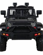 Ramiz Masinuta electrica pentru copii Jeep Dark Night negru 70W cu telecomanda suspensii si lumini scaun piele si panou audio