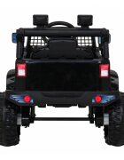 Ramiz Masinuta electrica pentru copii Jeep Dark Night negru 70W cu telecomanda suspensii si lumini scaun piele si panou audio