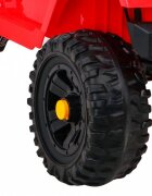 Ramiz Masinuta electrica pentru copii Jeep Dark Night rosu 70W cu telecomanda suspensii si lumini scaun piele si panou audio