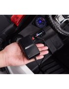 Ramiz Masinuta electrica pentru copii Super-Police negru 70W cu telecomanda amortizoare luminipanou audio scaun piele si roti din spuma Eva