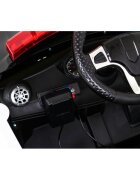 Ramiz Masinuta electrica pentru copii Super-Police negru 70W cu telecomanda amortizoare luminipanou audio scaun piele si roti din spuma Eva