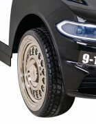 Ramiz Masinuta electrica pentru copii Super-Police negru 70W cu telecomanda amortizoare luminipanou audio scaun piele si roti din spuma Eva