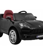 Ramiz Masinuta electrica pentru copii Turbo-S negru 60W cu telecomanda sunete suspensii panou audio si roti din spuma Eva
