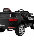 Ramiz Masinuta electrica pentru copii Turbo-S negru 60W cu telecomanda sunete suspensii panou audio si roti din spuma Eva