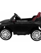Ramiz Masinuta electrica pentru copii Turbo-S negru 60W cu telecomanda sunete suspensii panou audio si roti din spuma Eva