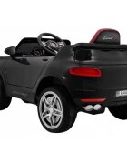 Ramiz Masinuta electrica pentru copii Turbo-S negru 60W cu telecomanda sunete suspensii panou audio si roti din spuma Eva